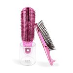Emit Prestige Scalp Brush with Stand, Pink