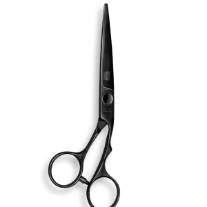 KASHO Silver Black Edition თმის შეჭრის მაკრატელი, ოფსეტ, 5.5"